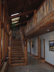 29 wooden stairwell